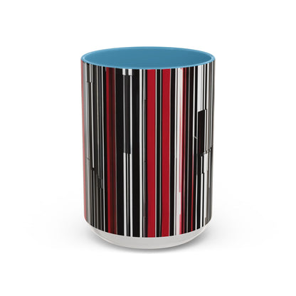 boostlete-am-crew-pattern-barcode-athletic-0911 — Accent Mug 11/15oz