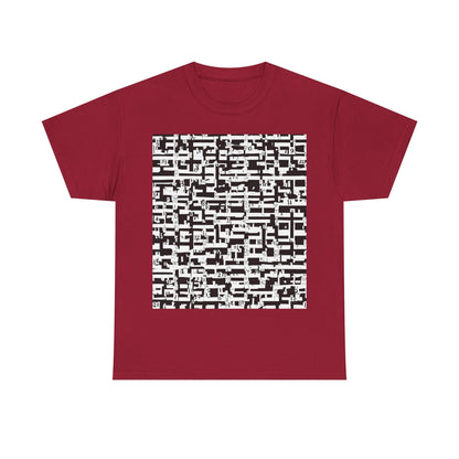 boostlete-iron-intent-pattern-plate-number-badge-0171 — Unisex Heavy Cotton Tee (Gildan 5000)