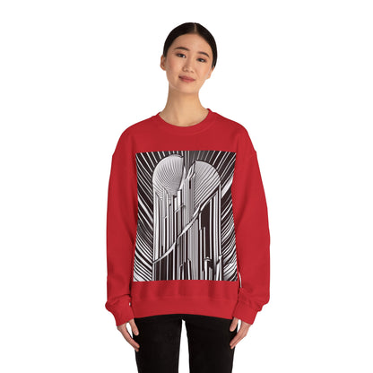 boostlete-boost-mode-icon-sunrise-soft-athletic-0046 — Unisex Heavy Blend Crewneck Sweatshirt (Gildan)