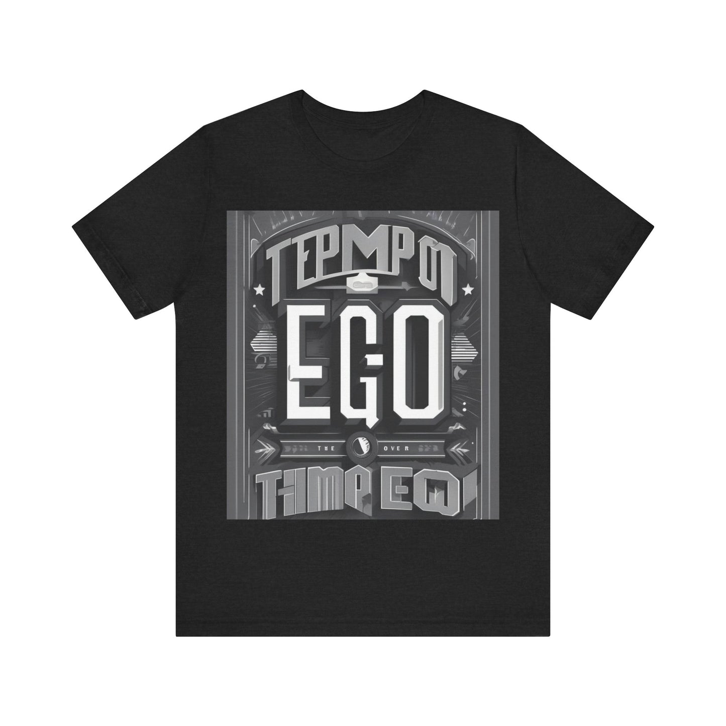 boostlete-mile-by-mile-type-tempo-over-ego-banner-modern-0093 — Unisex Jersey Short Sleeve (B+C 3001)
