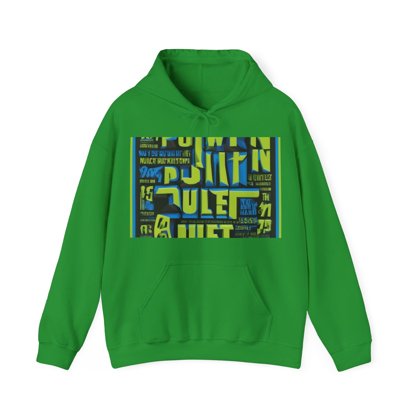 boostlete-am-crew-type-power-in-quiet-arc-paper-1481 — Unisex Heavy Blend Hoodie (G18500)