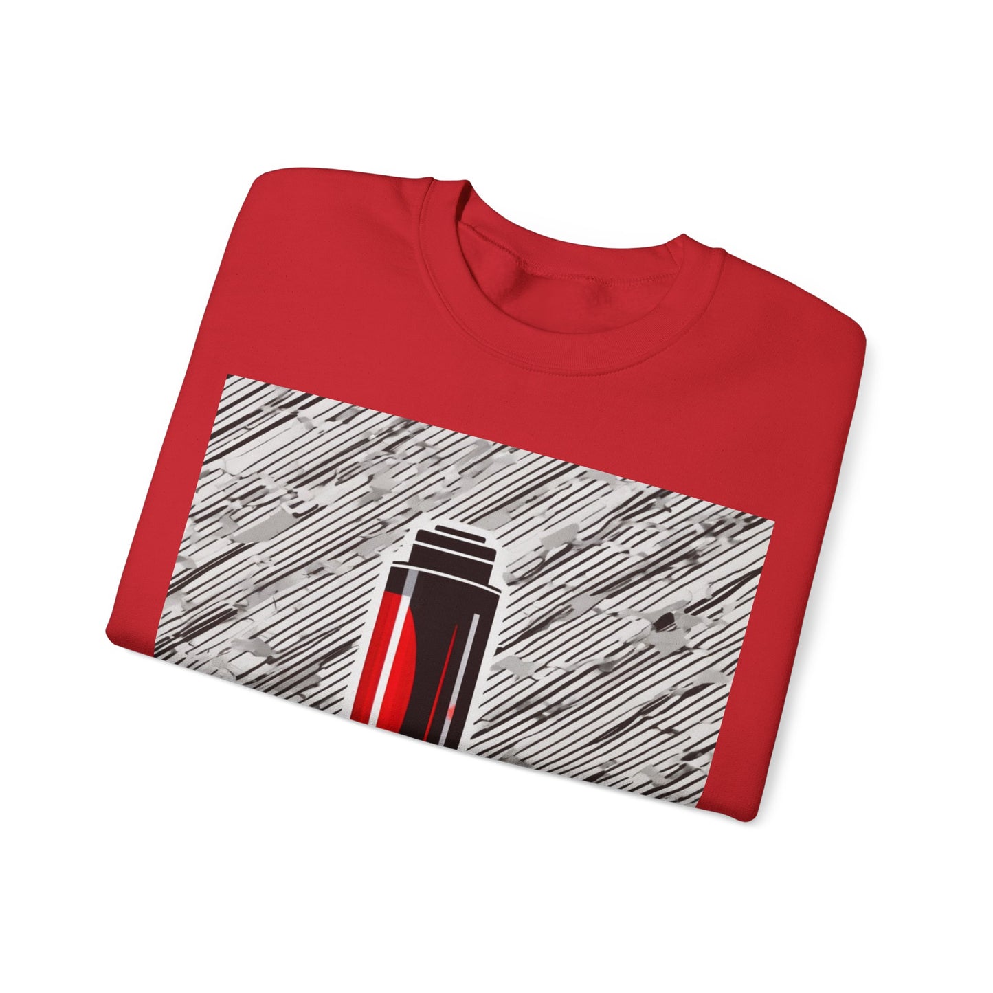 boostlete-rise-grind-icon-battery-motion-badge-0266 — Unisex Heavy Blend Crewneck Sweatshirt (Gildan)