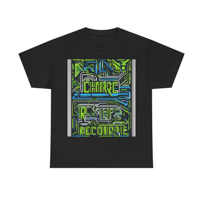 boostlete-pr-season-type-charge-train-recover-outline-over-solid-geometric-0129 — Unisex Heavy Cotton Tee (Gildan 5000)