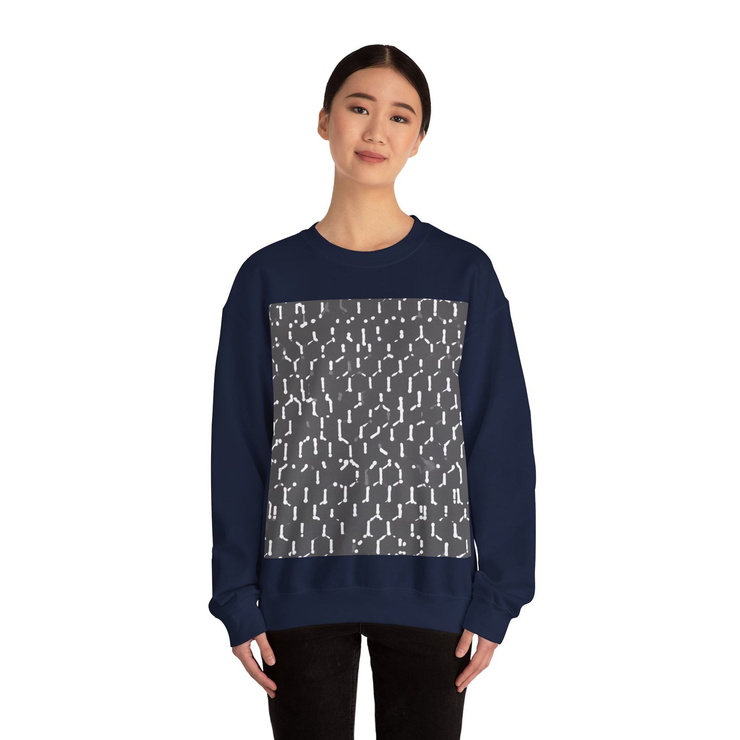boostlete-recovery-progress-pattern-dotted-industrial-0355 — Unisex Heavy Blend Crewneck (G18000)