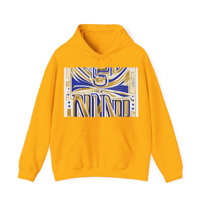 boostlete-boost-mode-type-earned-not-given-outline-over-solid-line-art-0005 — Unisex Heavy Blend Hooded Sweatshirt (Gildan)