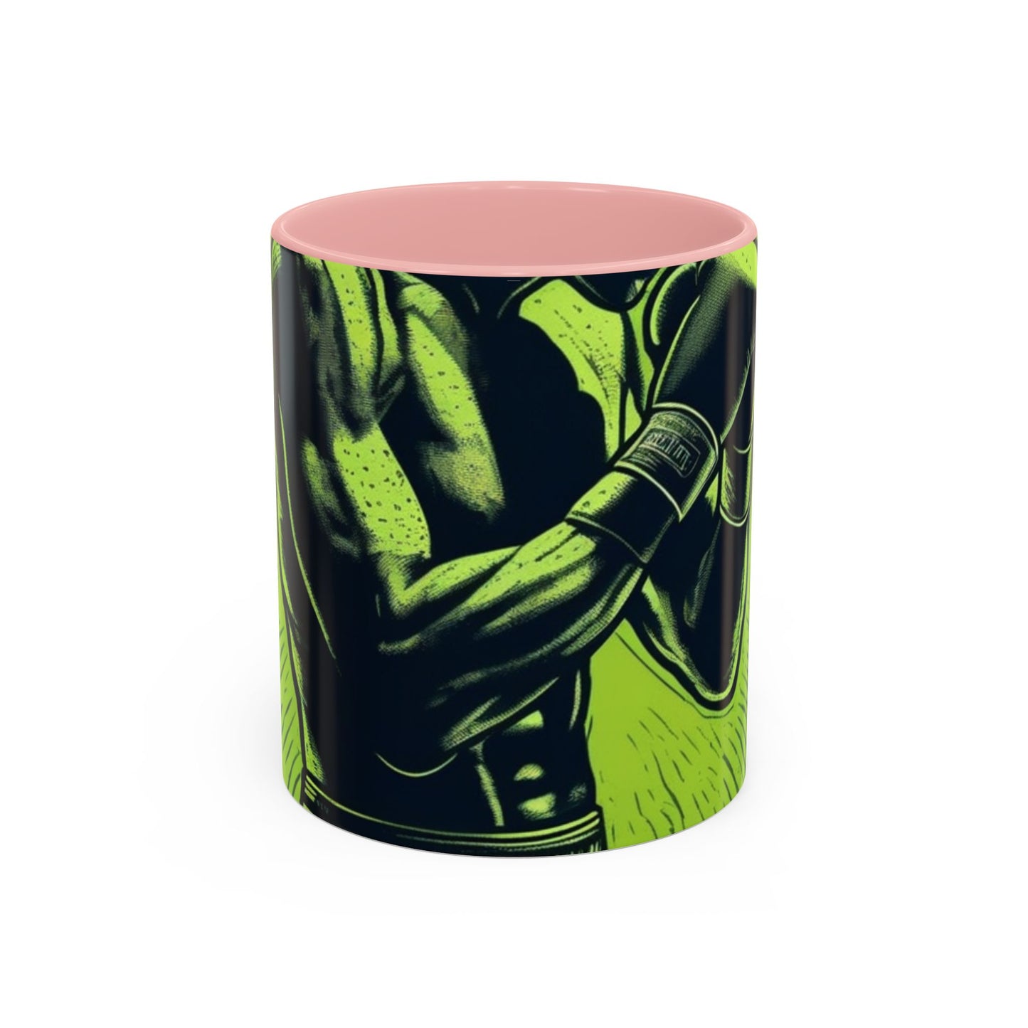 boostlete-mile-by-mile-scene-boxer-halftone-engraved-0112 — Accent Mug 11oz/15oz