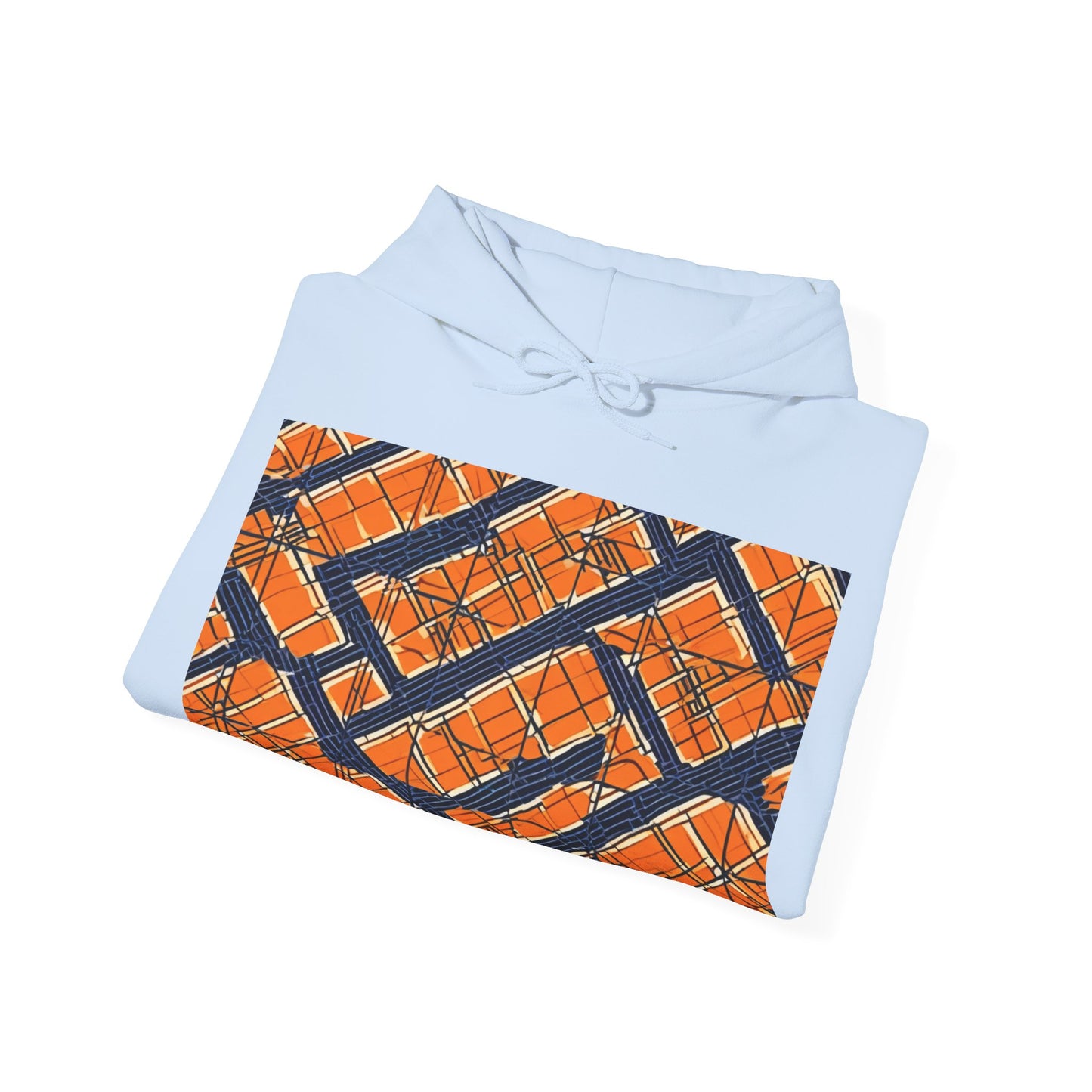 boostlete-boost-mode-pattern-plate-number-monoline-0571 — Unisex Heavy Blend Hoodie (G18500)