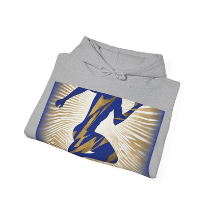 boostlete-field-day-scene-sprinter-motion-paper-0496 — Unisex Heavy Blend Hooded Sweatshirt (Gildan)