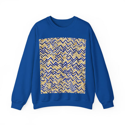 boostlete-boost-mode-pattern-ekg-line-art-0091 — Unisex Heavy Blend Crewneck Sweatshirt (Gildan)