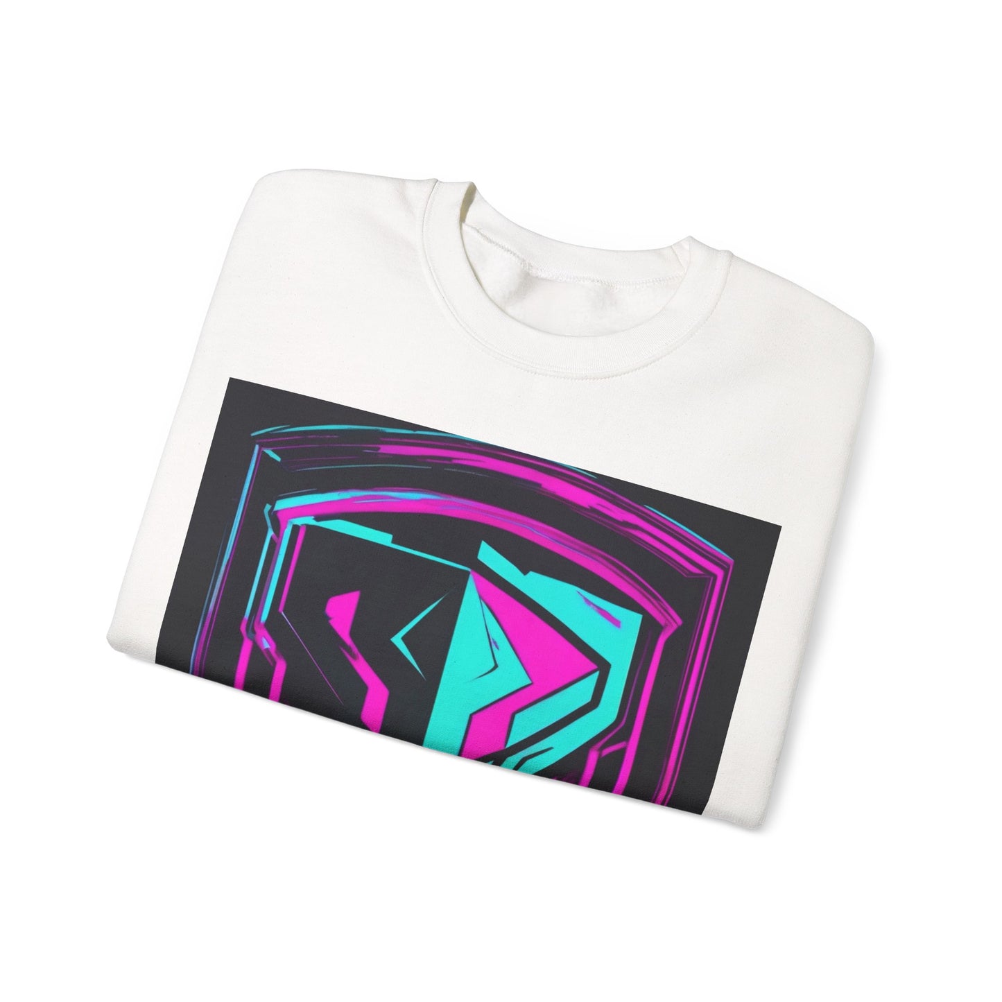 boostlete-pr-season-icon-shield-speed-industrial-0270 — Unisex Heavy Blend Crewneck Sweatshirt (Gildan)