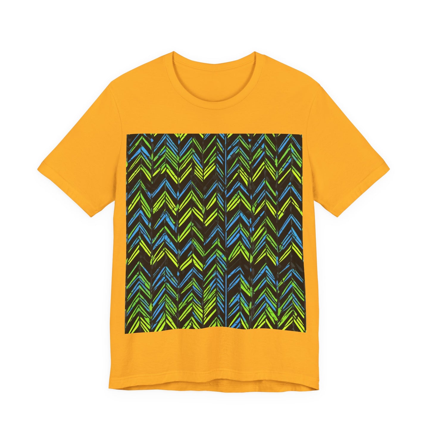 boostlete-mile-by-mile-pattern-chevron-monoline-0051 — Unisex Jersey Short Sleeve (B+C 3001)