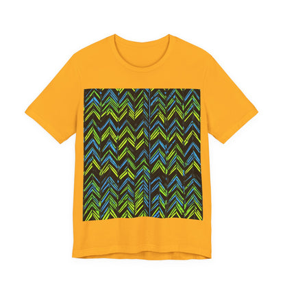 boostlete-mile-by-mile-pattern-chevron-monoline-0051 — Unisex Jersey Short Sleeve (B+C 3001)