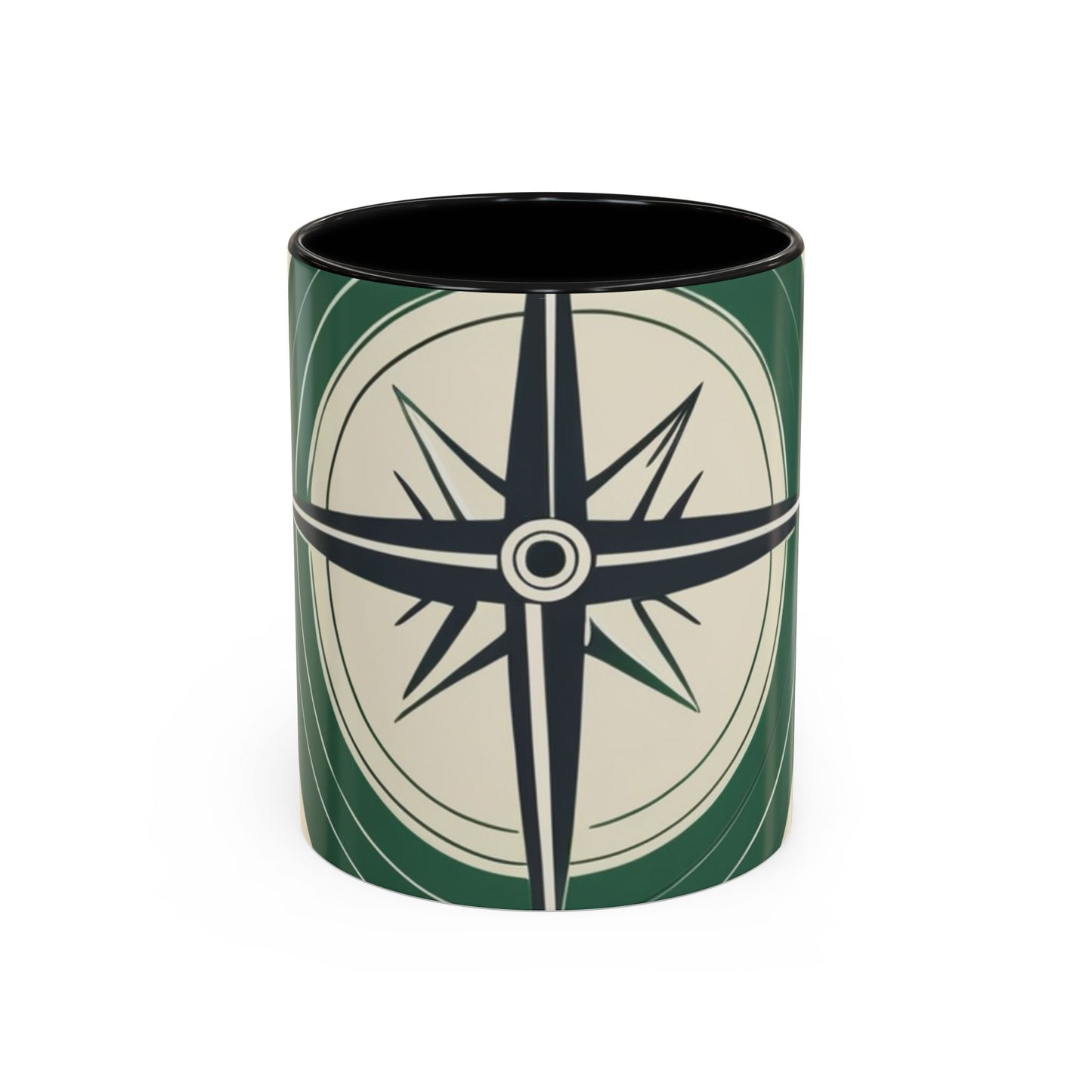 boostlete-iron-intent-icon-compass-soft-blueprint-0614 — Accent Mug 11/15oz