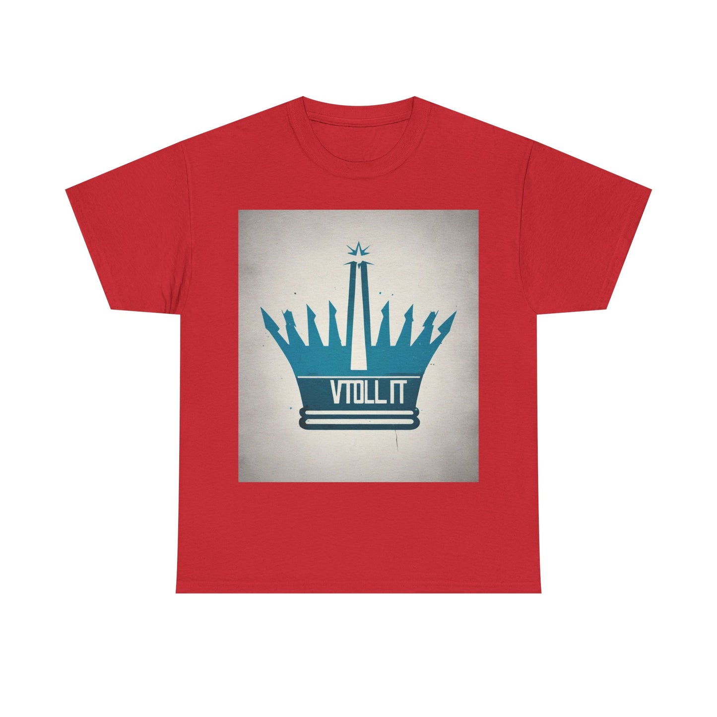 boostlete-am-crew-icon-crown-matte-industrial-0058 — Unisex Heavy Cotton Tee (Gildan 5000)