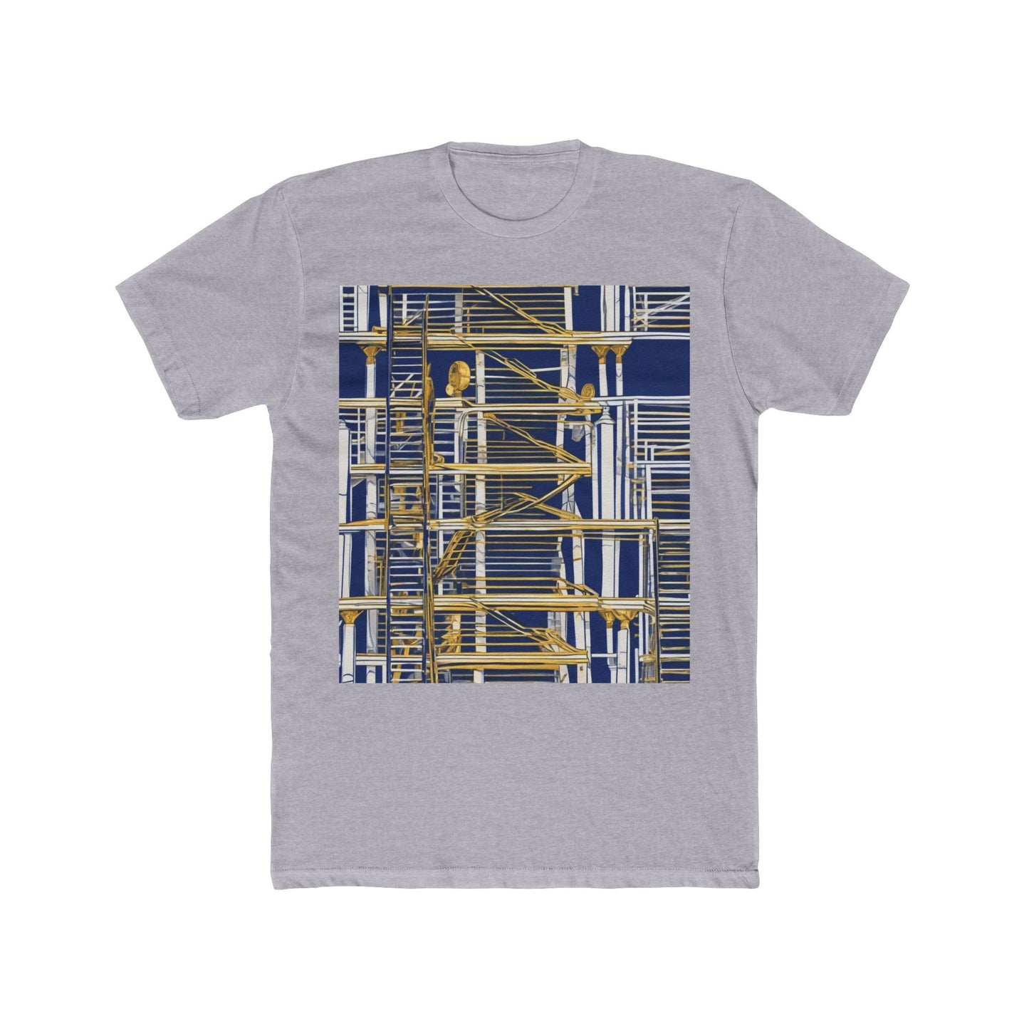 boostlete-rise-grind-icon-ladder-high-engraved-0238 — Unisex Cotton Crew Tee (NL 3600)