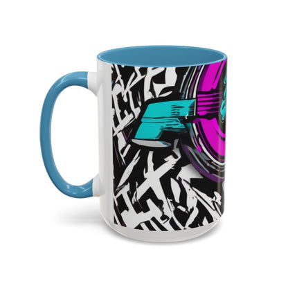 boostlete-boost-mode-type-again-badge-monoline-0293 — Accent Mug 11oz/15oz
