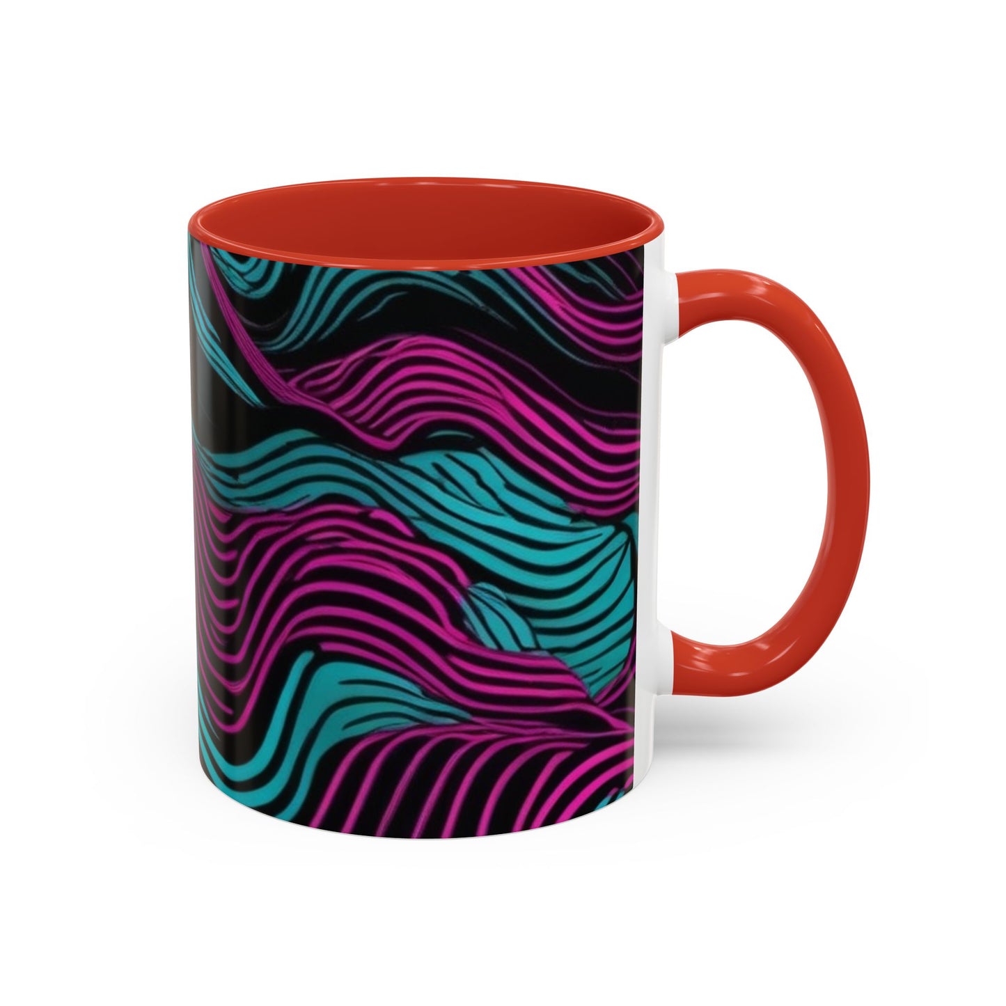 boostlete-recovery-progress-pattern-topographic-engraved-0119 — Accent Mug 11oz/15oz