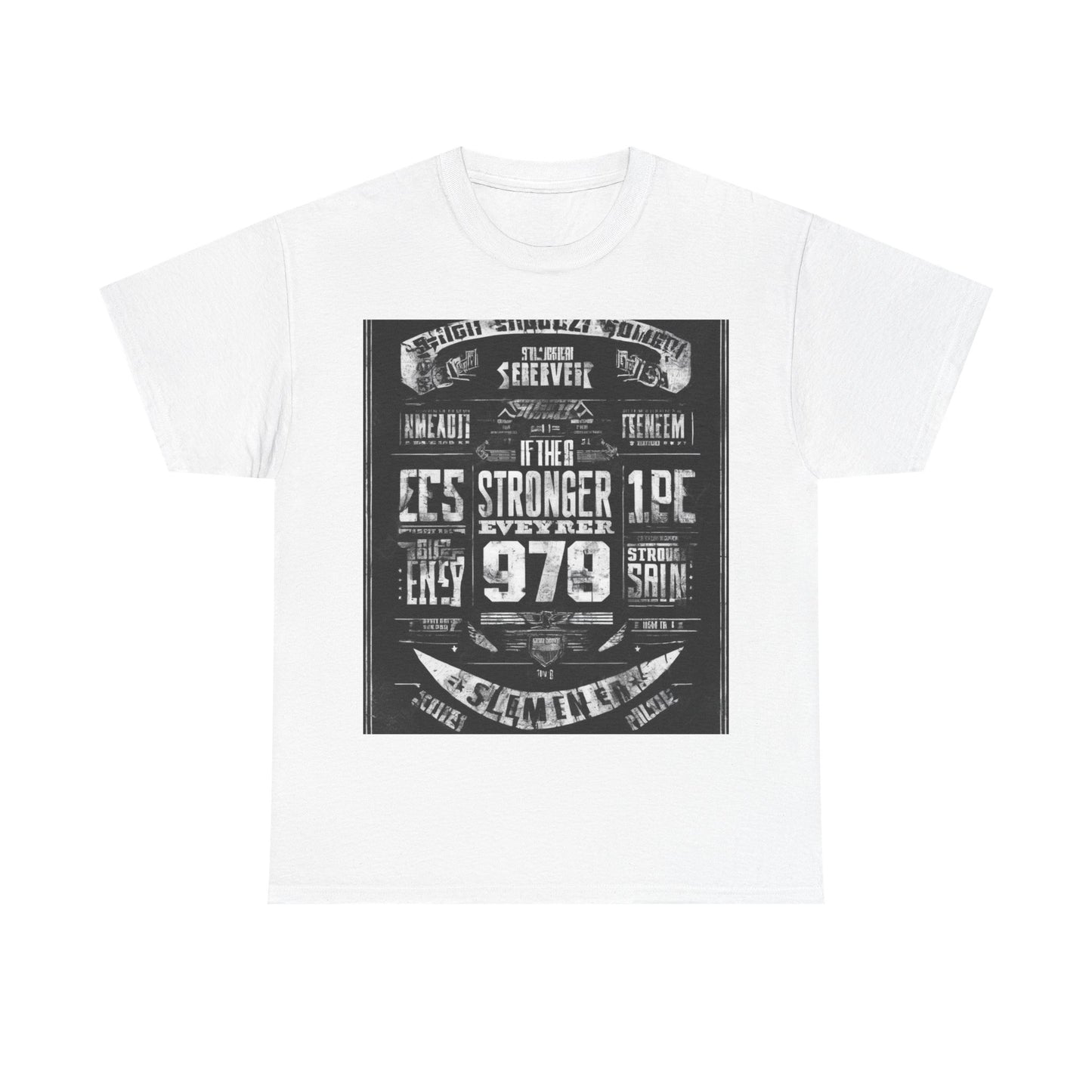 boostlete-rise-grind-type-stronger-every-rep-big-blueprint-0153 — Unisex Heavy Cotton Tee (Gildan 5000)