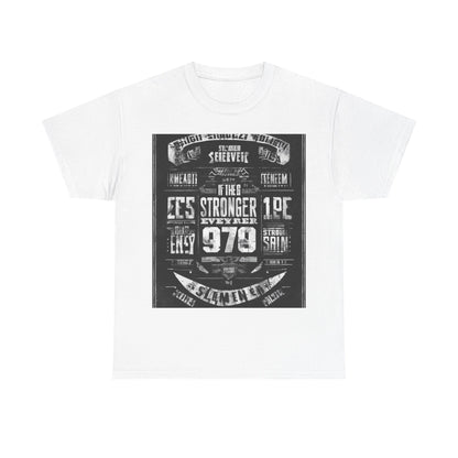 boostlete-rise-grind-type-stronger-every-rep-big-blueprint-0153 — Unisex Heavy Cotton Tee (Gildan 5000)