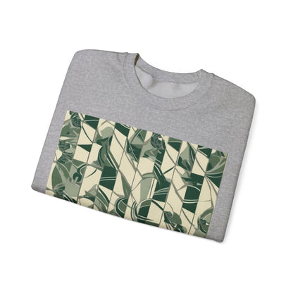 boostlete-mile-by-mile-pattern-stair-steps-athletic-0143 — Unisex Heavy Blend Crewneck Sweatshirt (Gildan)