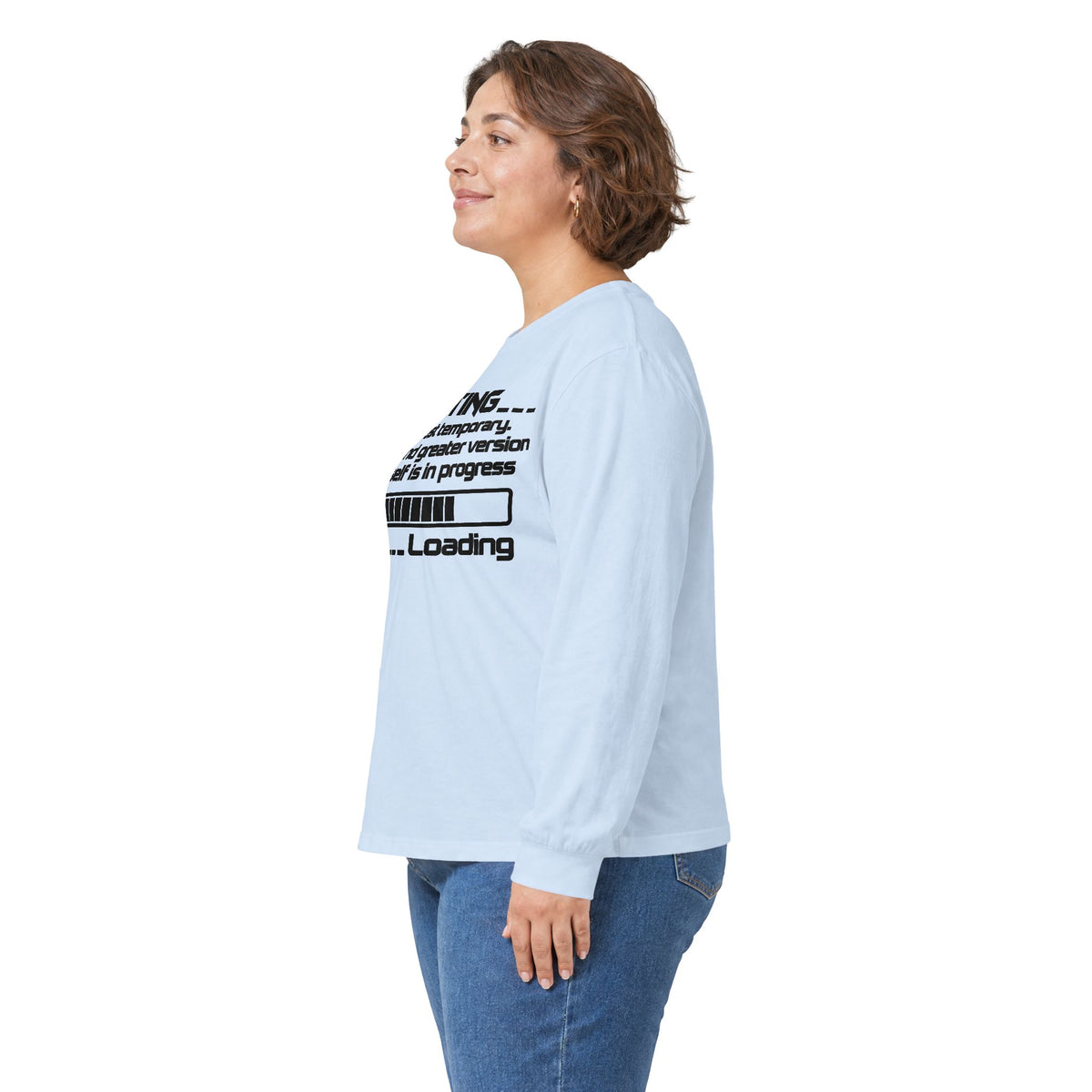 Rebooting This Is Just Temporary Long Sleeve Tee