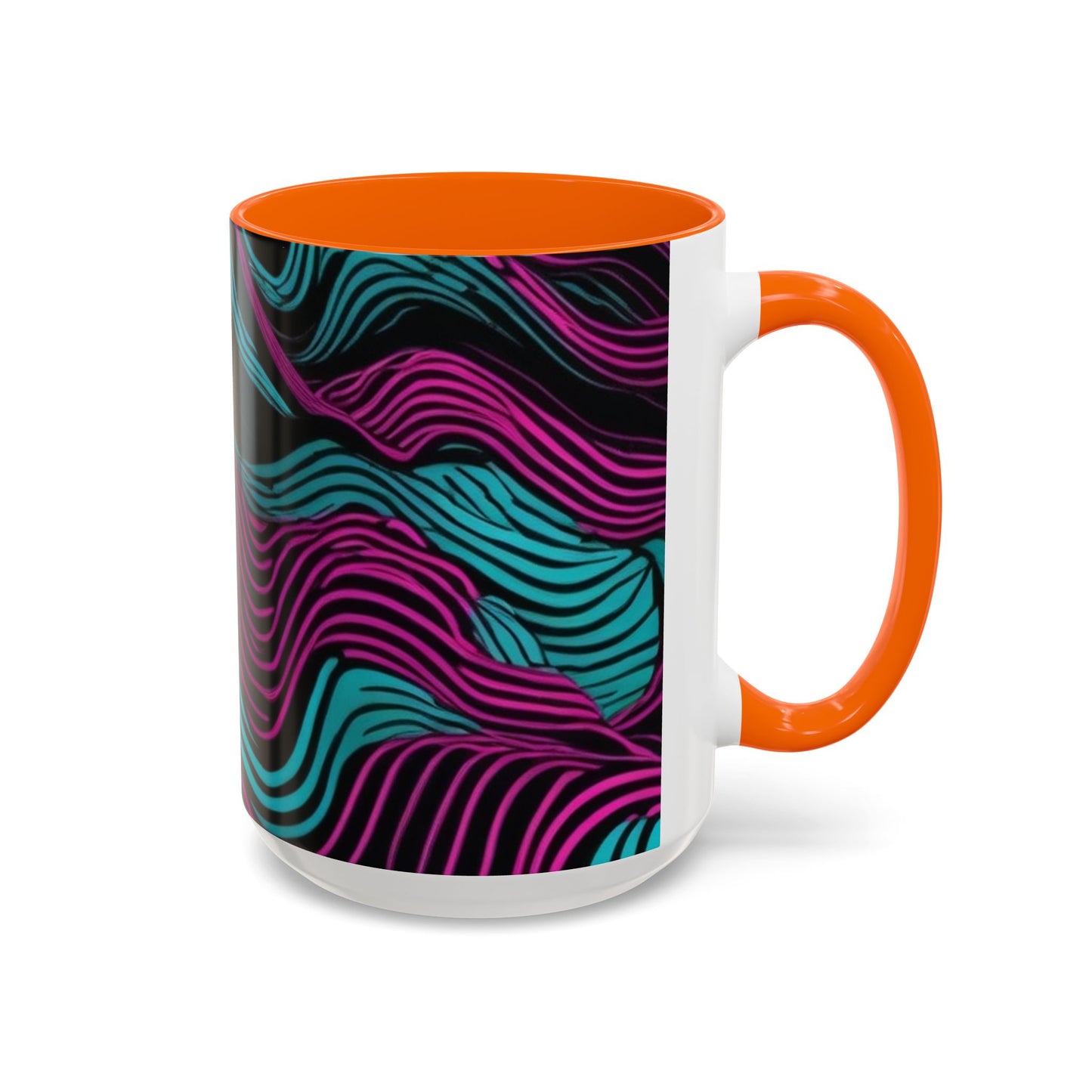 boostlete-recovery-progress-pattern-topographic-engraved-0119 — Accent Mug 11oz/15oz