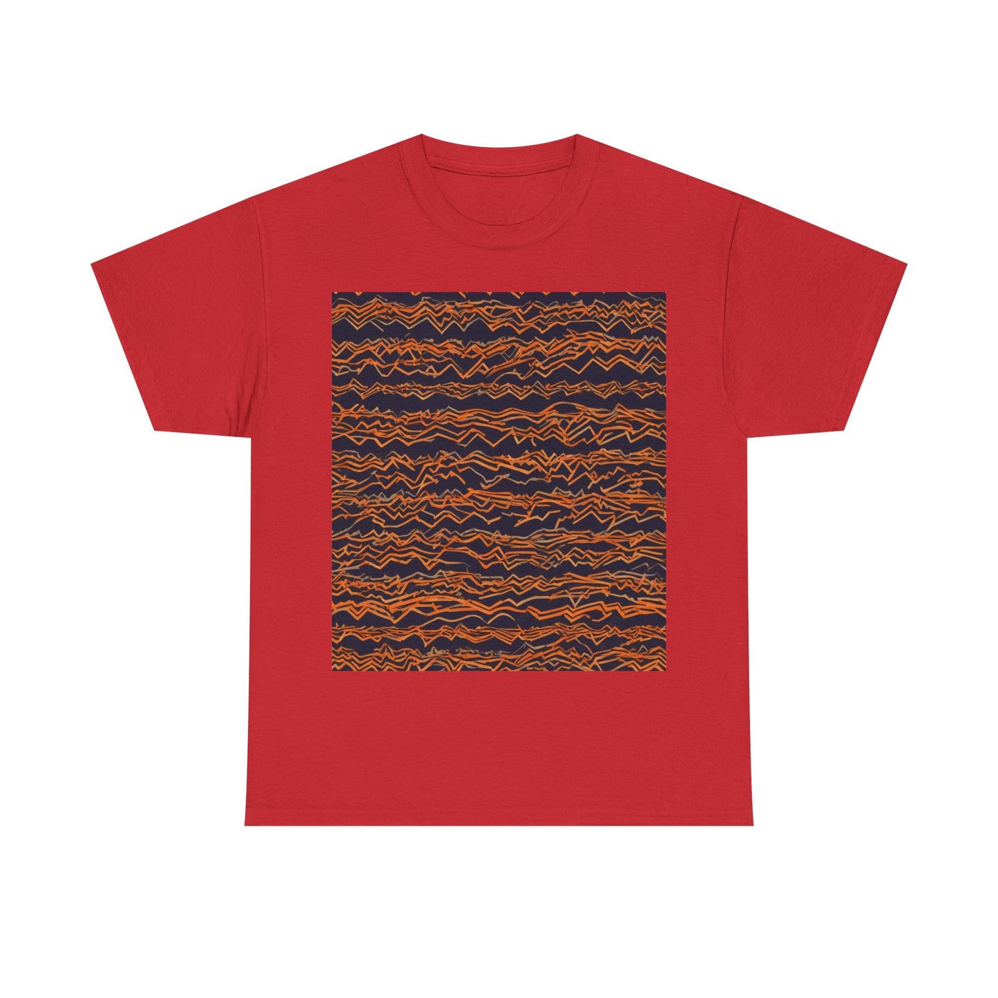 boostlete-field-day-pattern-ekg-bold-0135 — Unisex Heavy Cotton Tee (Gildan 5000)