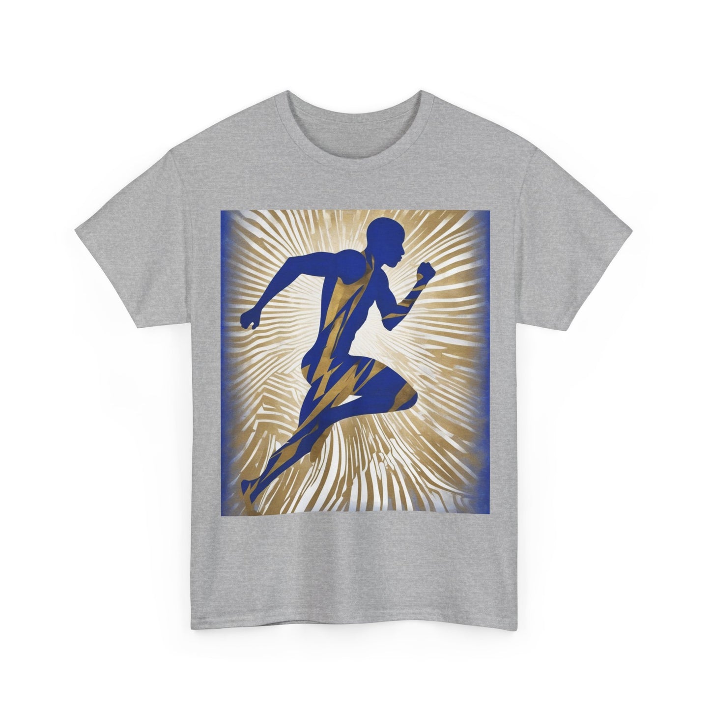 boostlete-field-day-scene-sprinter-motion-paper-0496 — Unisex Heavy Cotton Tee (Gildan 5000)