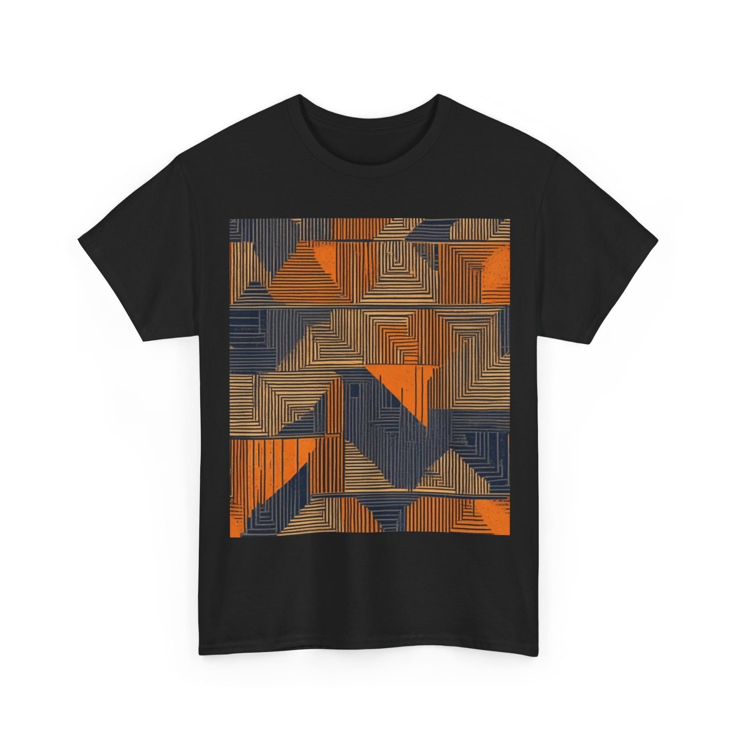 boostlete-field-day-pattern-stair-steps-geometric-0055 — Unisex Heavy Cotton Tee (Gildan 5000)