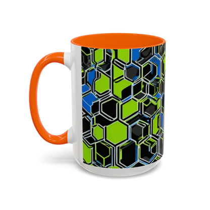 boostlete-recovery-progress-pattern-hex-blueprint-0007 — Accent Mug 11oz/15oz