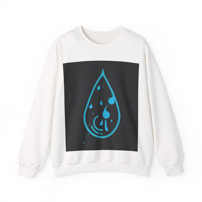 boostlete-iron-intent-icon-water-grainy-vector-0762 — Unisex Heavy Blend Crewneck (G18000)