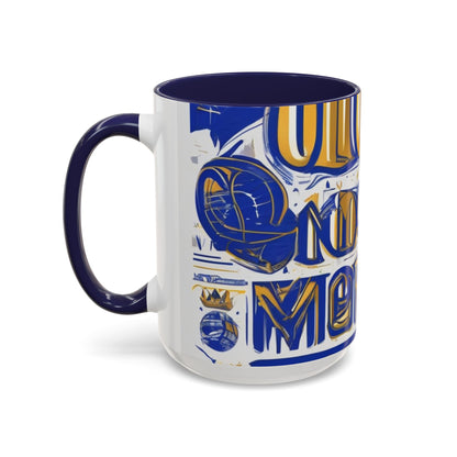 boostlete-am-crew-type-own-the-morning-outline-over-solid-vector-0429 — Accent Mug 11/15oz