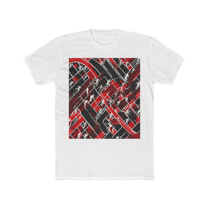 boostlete-pr-season-scene-marathoner-outline-modern-0124 — Unisex Cotton Crew Tee (NL 3600)