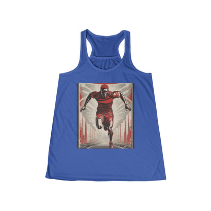 boostlete-am-crew-scene-sprinter-outline-athletic-0228 — Women's Flowy Racerback Tank (B+C 8800)