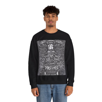 boostlete-boost-mode-type-keep-the-promise-big-monoline-0049 — Unisex Heavy Blend Crewneck (G18000)