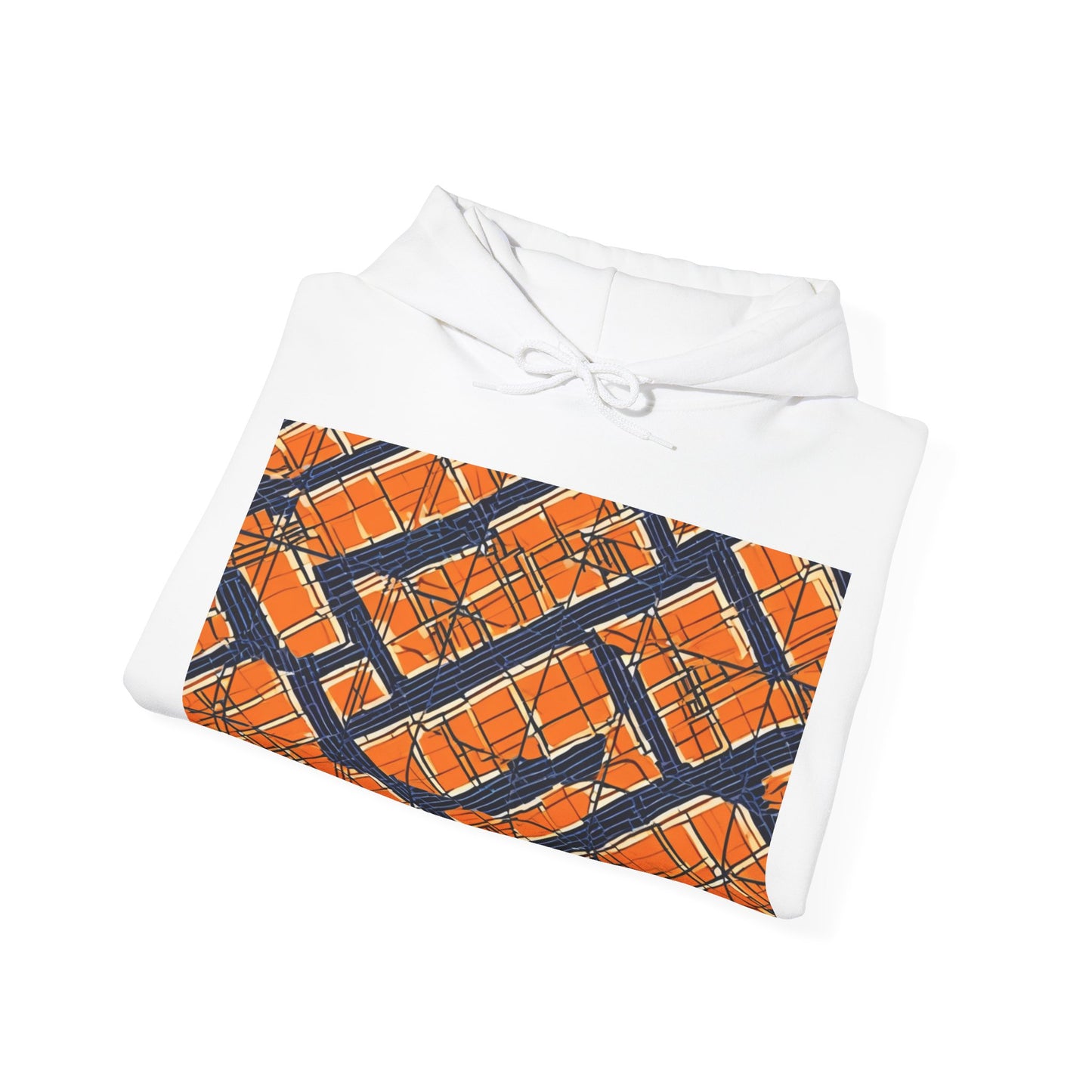boostlete-boost-mode-pattern-plate-number-monoline-0571 — Unisex Heavy Blend Hoodie (G18500)
