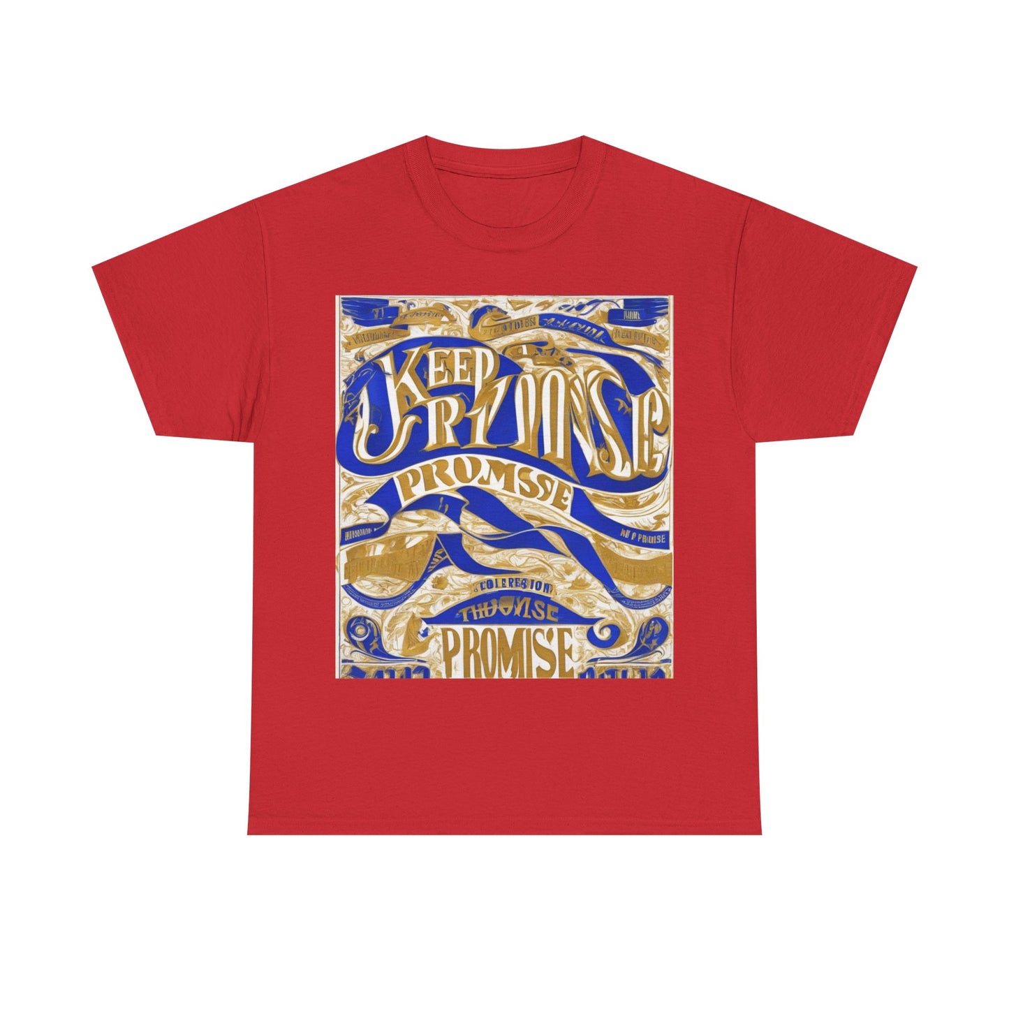 boostlete-am-crew-type-keep-the-promise-split-engraved-0101 — Unisex Heavy Cotton Tee (Gildan 5000)