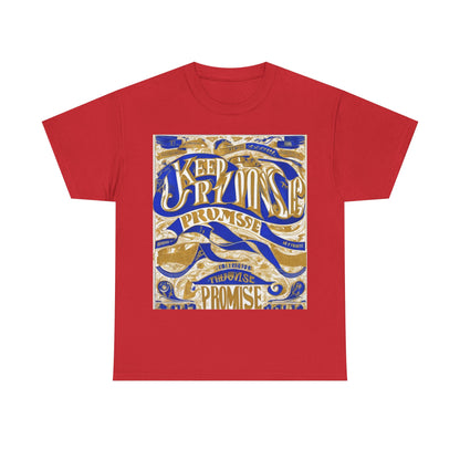 boostlete-am-crew-type-keep-the-promise-split-engraved-0101 — Unisex Heavy Cotton Tee (Gildan 5000)