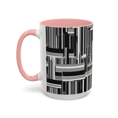 boostlete-recovery-progress-pattern-barcode-isometric-1023 — Accent Mug 11/15oz