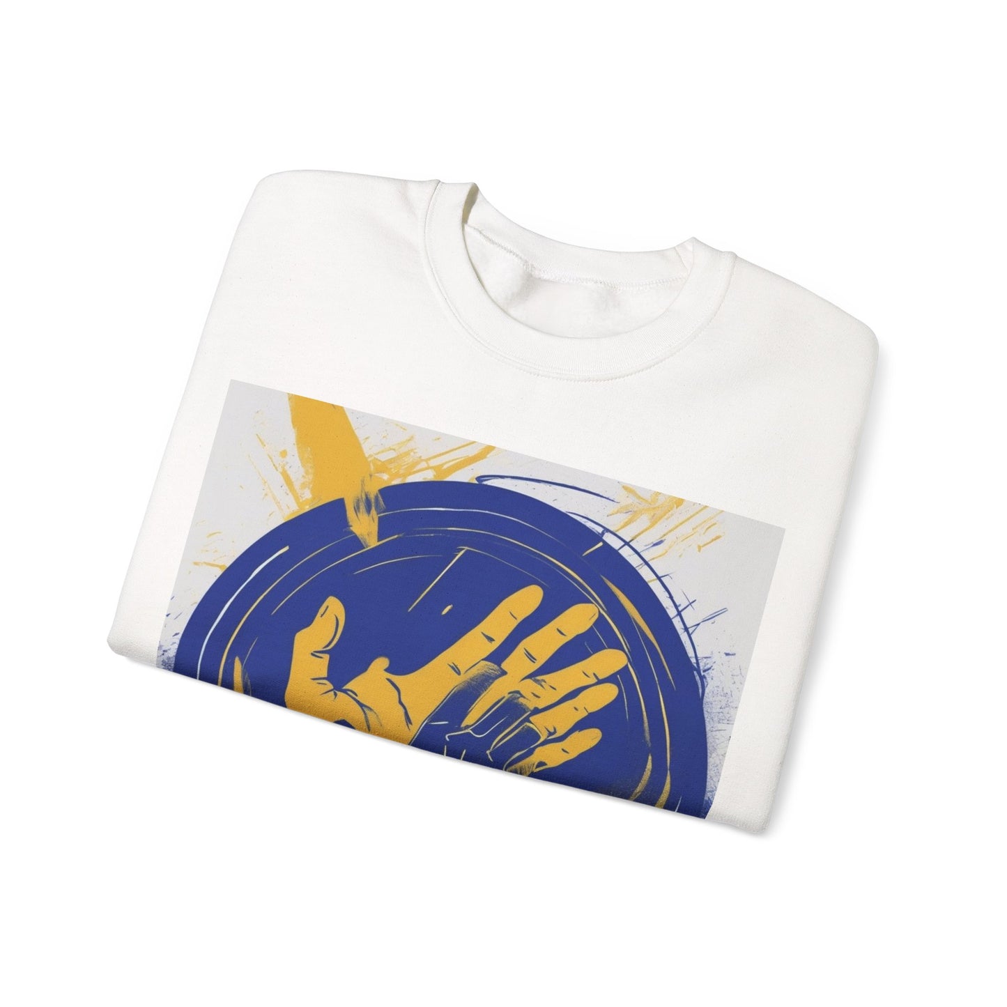 boostlete-am-crew-scene-athlete-neon-vector-0304 — Unisex Heavy Blend Crewneck Sweatshirt (Gildan)