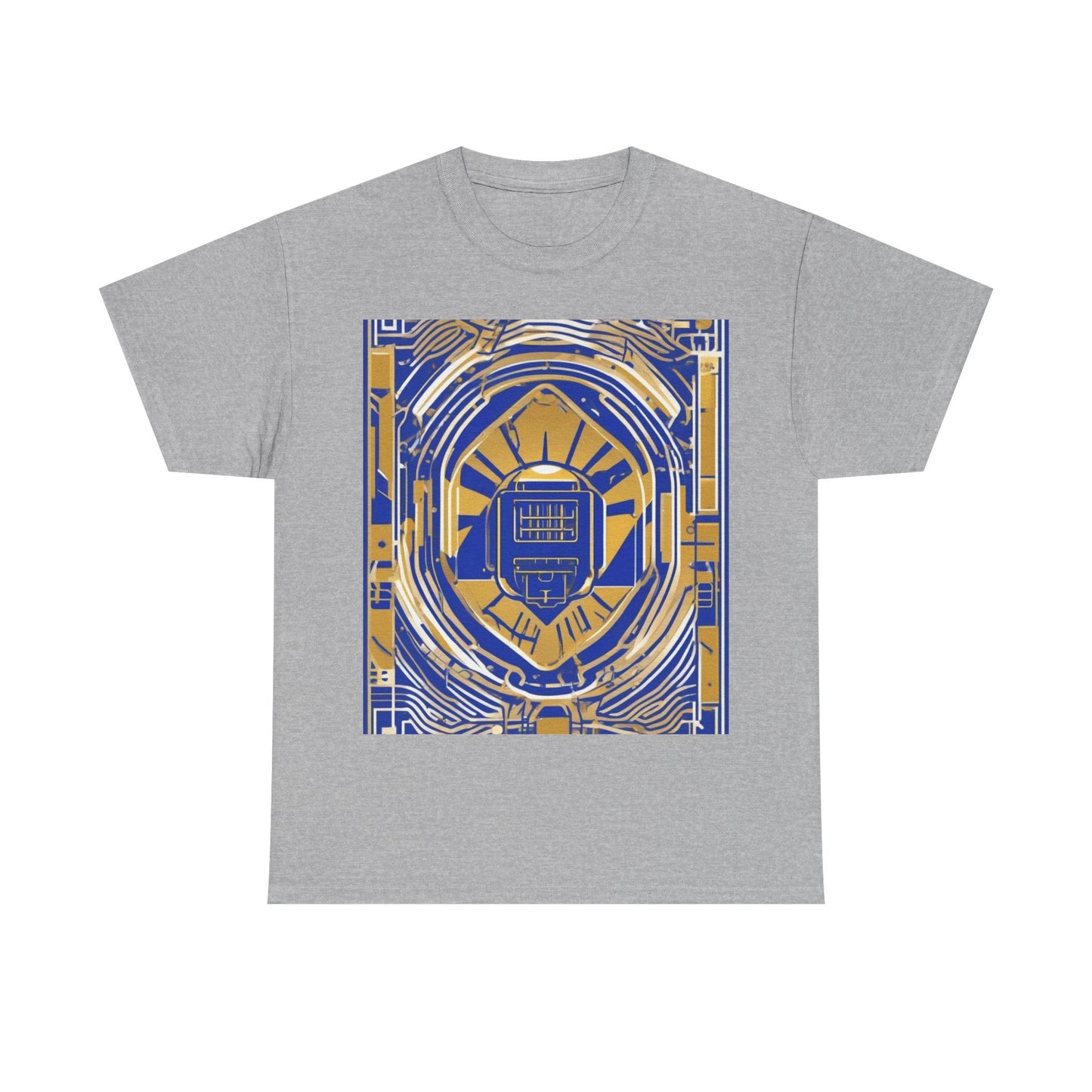 boostlete-mile-by-mile-icon-battery-motion-monoline-0002 — Unisex Heavy Cotton Tee (Gildan 5000)