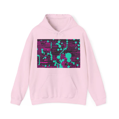 boostlete-pr-season-pattern-dotted-retro-0891 — Unisex Heavy Blend Hoodie (G18500)