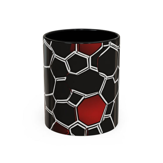 boostlete-quiet-power-pattern-hex-vector-0039 — Accent Mug 11/15oz