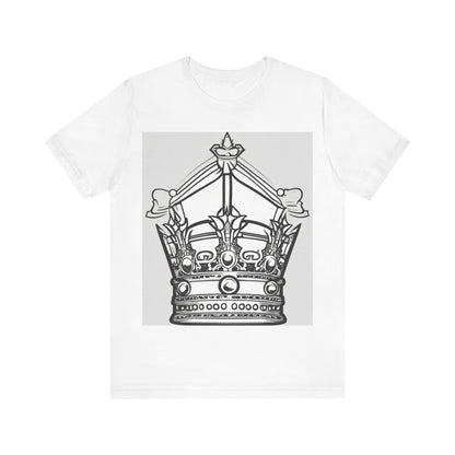 boostlete-quiet-power-icon-crown-outline-badge-0130 — Unisex Jersey Short Sleeve (B+C 3001)