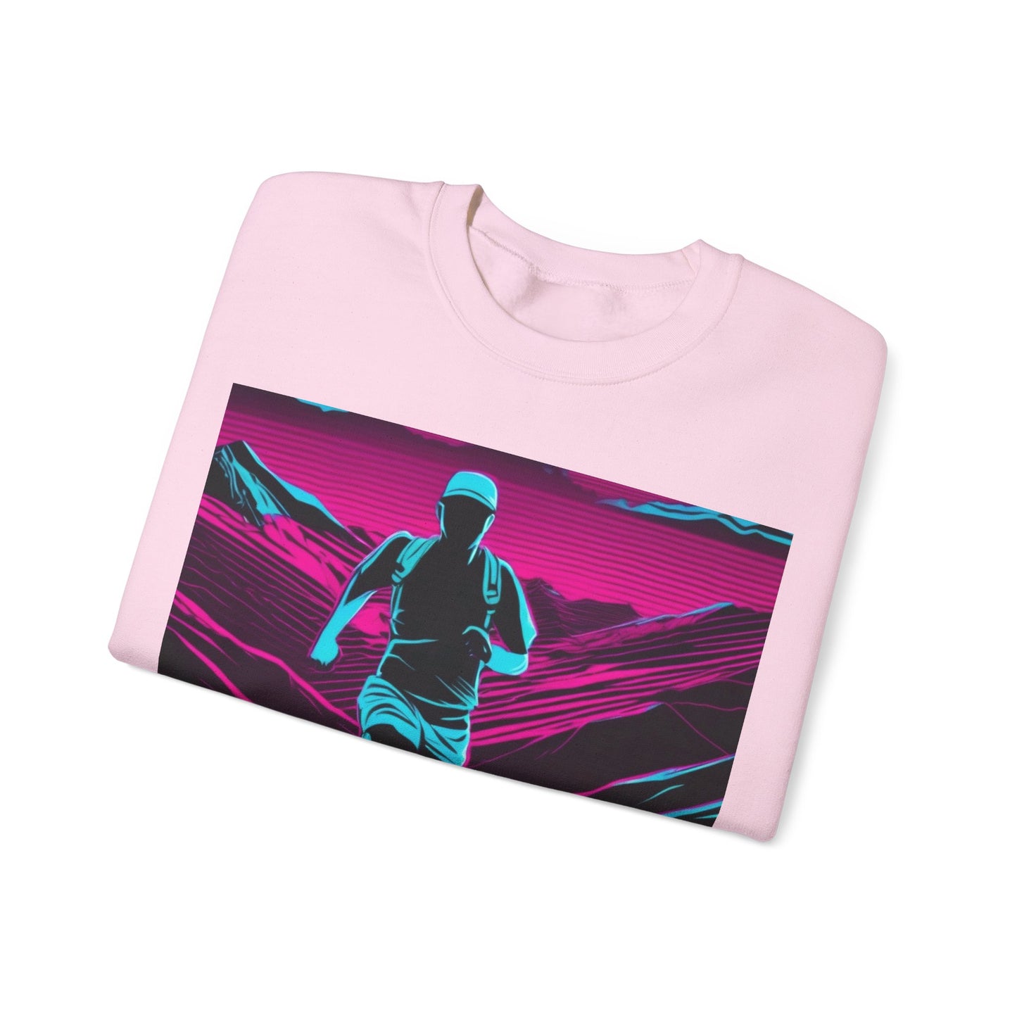 boostlete-am-crew-scene-trail-high-modern-0980 — Unisex Heavy Blend Crewneck (G18000)