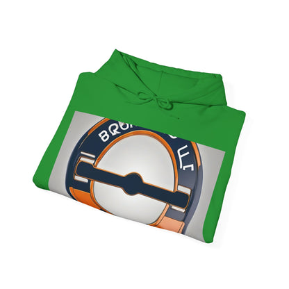 boostlete-quiet-power-icon-barbell-3d-athletic-0038 — Unisex Heavy Blend Hooded Sweatshirt (Gildan)