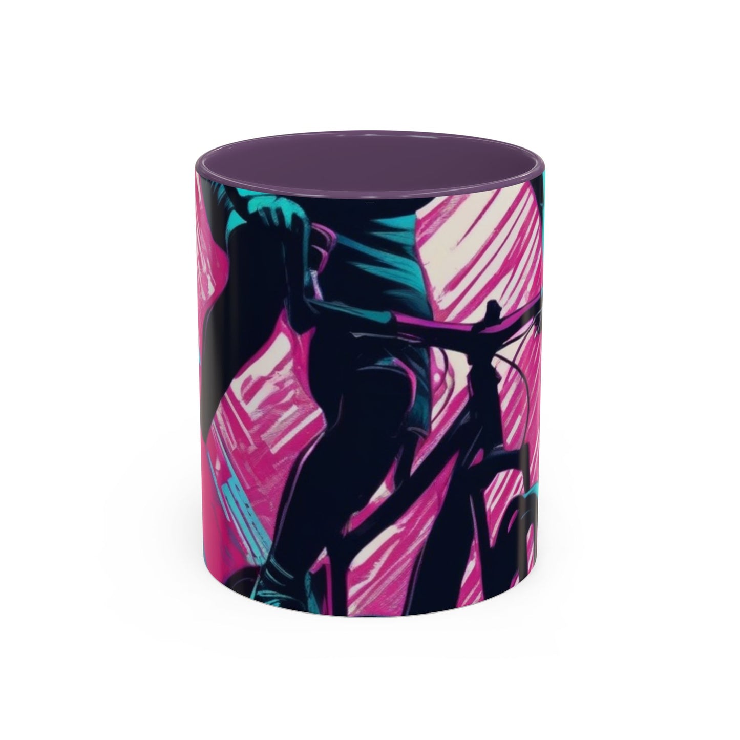 boostlete-field-day-scene-cyclist-glitch-engraved-0256 — Accent Mug 11oz/15oz