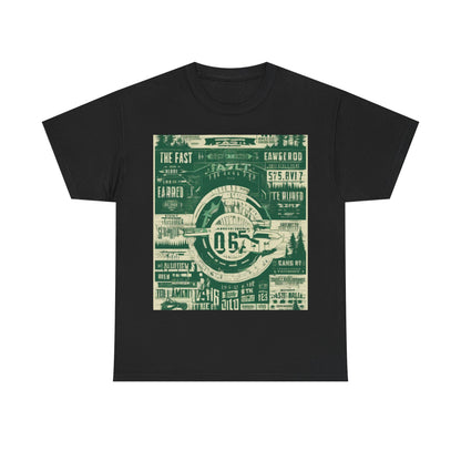 boostlete-mile-by-mile-type-fast-is-earned-big-blueprint-0041 — Unisex Heavy Cotton Tee (Gildan 5000)