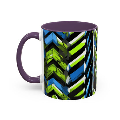 boostlete-rise-grind-pattern-chevron-isometric-0195 — Accent Mug 11oz/15oz