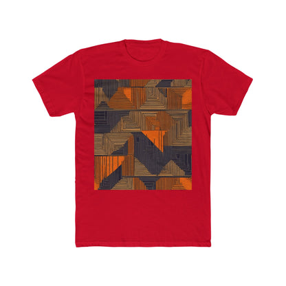 boostlete-field-day-pattern-stair-steps-geometric-0055 — Unisex Cotton Crew Tee (NL 3600)